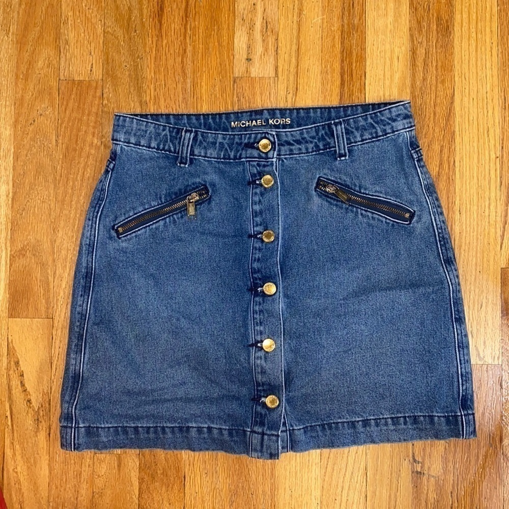 Michael Kors Denim Skirt NWOT